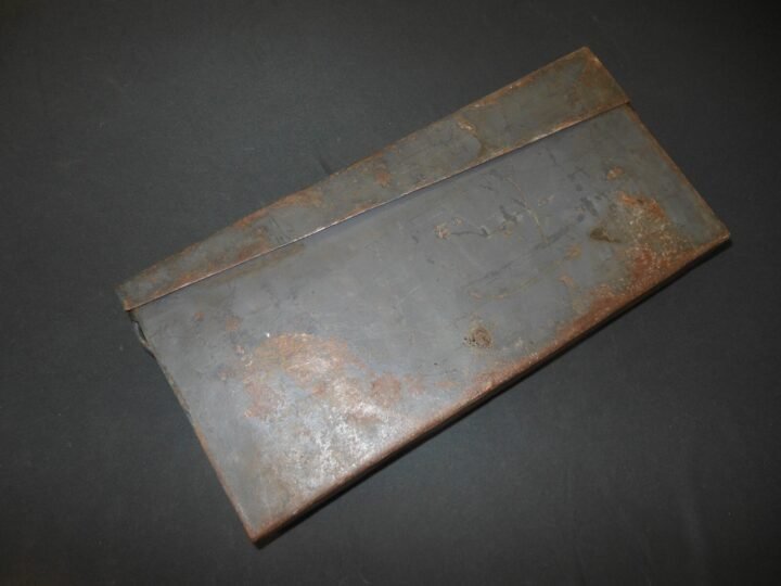 WW2 German Wehrmacht Patronenkasten 34 – STEEL STORAGE BOX / CAN – NICE! — image 3