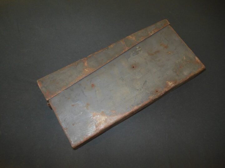 WW2 German Wehrmacht Patronenkasten 34 – STEEL STORAGE BOX / CAN – NICE! — image 5