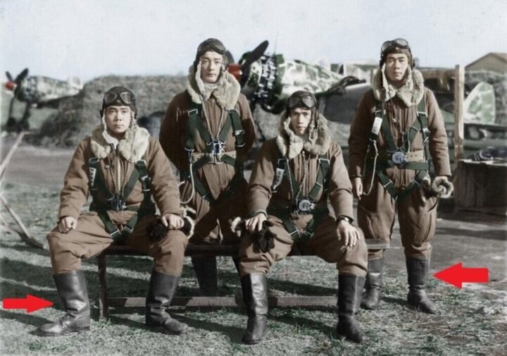 WW2 Imperial Japanese Army – PILOT FLIGHT BOOTS – Ki61 Ki43 Ki84 – VERY RARE! — image 20