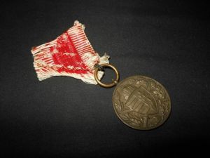 WW1 Austro-Hungarian – HUNGARIAN COMBATANT'S COMMEMORATIVE SERVICE MEDAL – NICE!