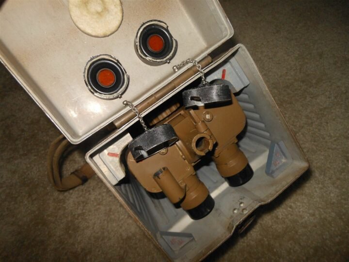 WW II Imperial Japanese Army – 8 x 6.2 TRENCH BINOCULARS & CASE – SUPERB! — image 10