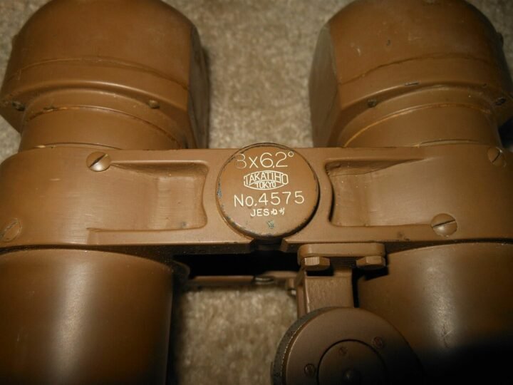 WW II Imperial Japanese Army – 8 x 6.2 TRENCH BINOCULARS & CASE – SUPERB! — image 18