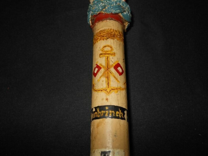 WW II German Navy Destroyer – NAVY WALKING STICK – KURT BENDIX – SUPERB! — image 11