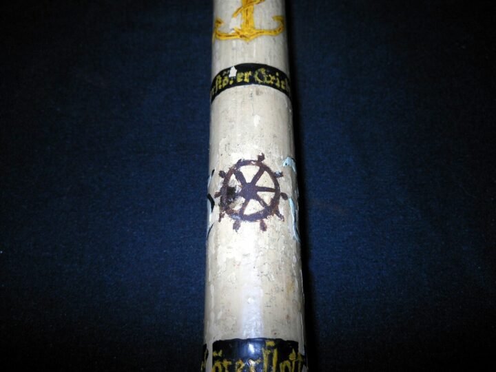 WW II German Navy Destroyer – NAVY WALKING STICK – KURT BENDIX – SUPERB! — image 15