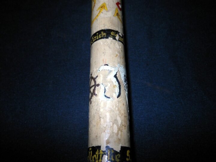 WW II German Navy Destroyer – NAVY WALKING STICK – KURT BENDIX – SUPERB! — image 16