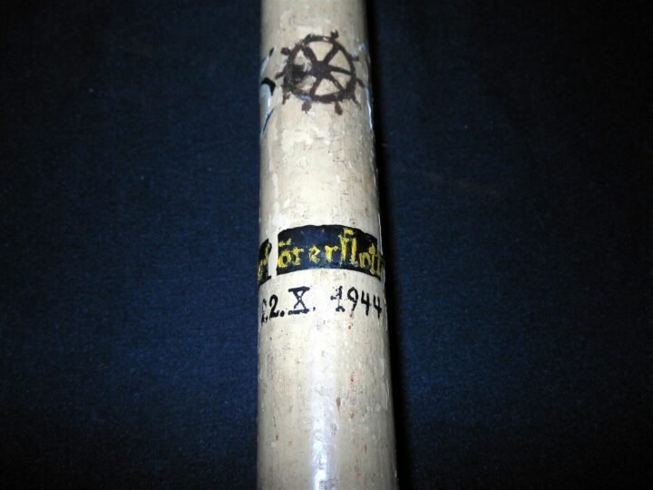 WW II German Navy Destroyer – NAVY WALKING STICK – KURT BENDIX – SUPERB! — image 18