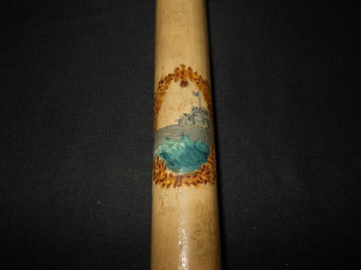 WW II German Navy Destroyer – NAVY WALKING STICK – KURT BENDIX – SUPERB! — image 9