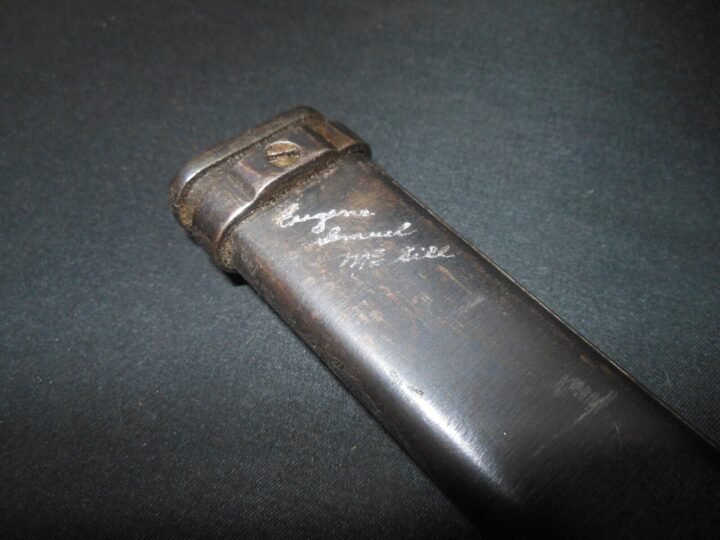 WW2 Imperial Japanese Army – TYPE 30 BAYONET – KOKURA ARSENAL – USS IOWA VET! — image 16