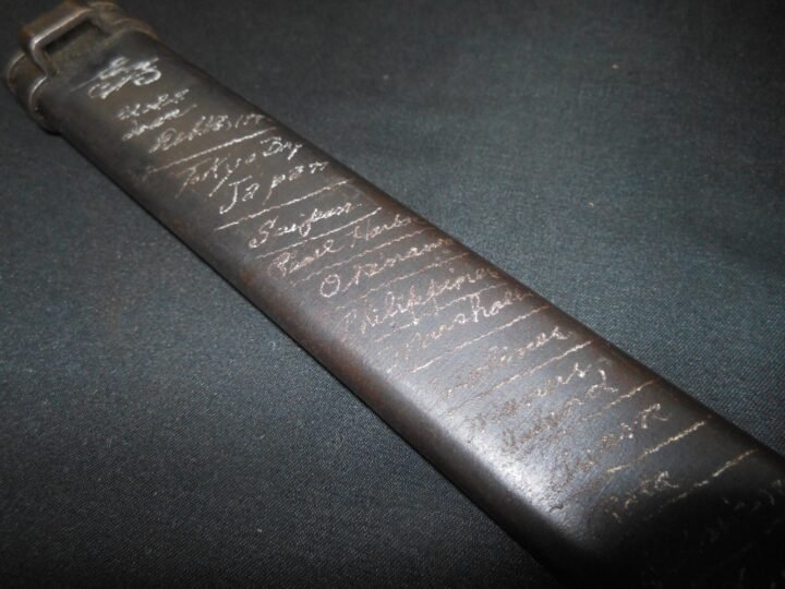 WW2 Imperial Japanese Army – TYPE 30 BAYONET – KOKURA ARSENAL – USS IOWA VET! — image 18