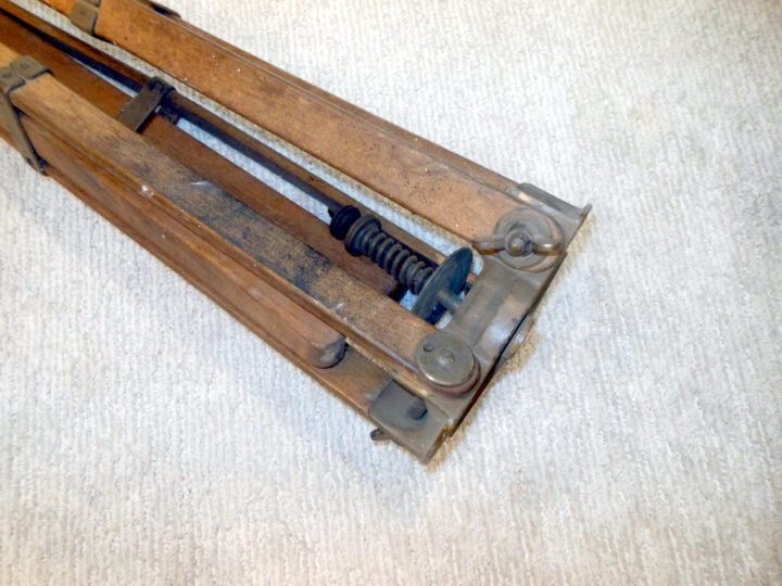 WW2 Imperial Japanese Army – 15×80 BIG EYE BATTERY COMMANDER OPTICS, BOX, TRIPOD, AND TAN CAMOUFLAGED COVER! — image 42