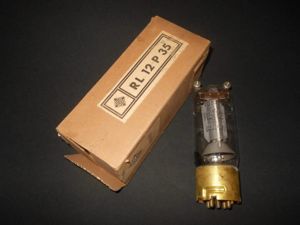 WW2 German Kriegsmarine Telefunken – RL12P35 RADIO TRANSMITTER VALVE #2 …