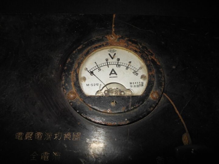 WW2 Imperial Japanese Army / Navy – ELECTRICAL AMMETER TESTING PANEL – NICE! — image 3
