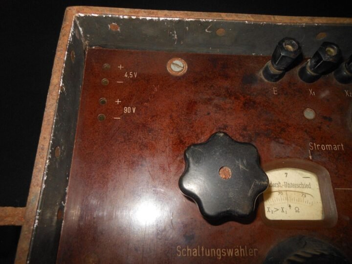 WW2 German Luftwaffe Messbrücke Ohmmeter – COMMUNICATION LINE TESTING UNIT — image 6