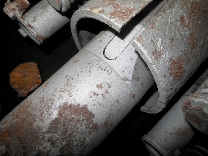 WW2 German Wehrmacht Luftwaffe – MG151/20 DRILLING MOUNT ASSEMBLY – VERY RARE! — image 16