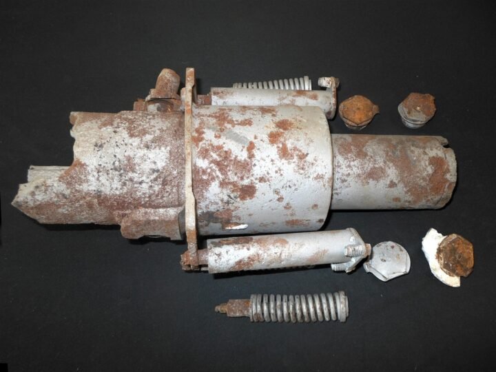 WW2 German Wehrmacht Luftwaffe – MG151/20 DRILLING MOUNT ASSEMBLY – VERY RARE! — image 21