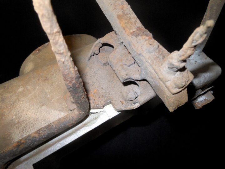 WW2 German Wehrmacht Luftwaffe – MG151/20 DRILLING MOUNT ASSEMBLY – VERY RARE! — image 9