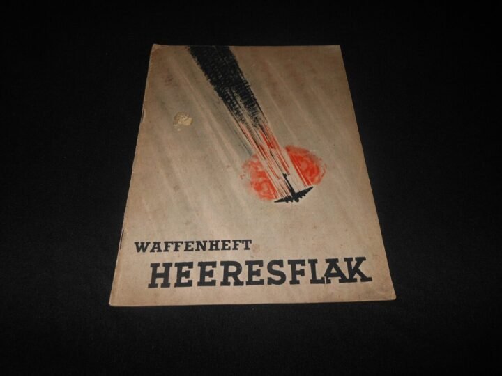 WW2 German Army Air Force – FLAK ARTILLERY HANDBOOK – UNIT MARKED – RARE! — image 2