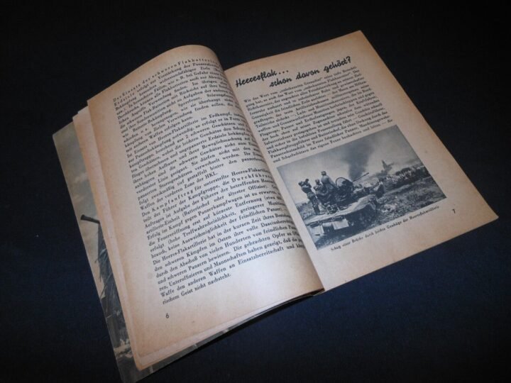 WW2 German Army Air Force – FLAK ARTILLERY HANDBOOK – UNIT MARKED – RARE! — image 5