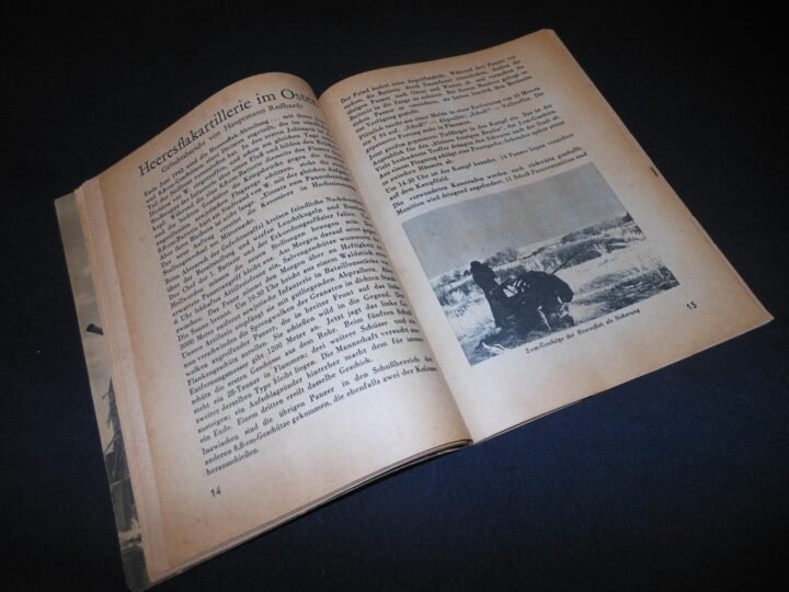 WW2 German Army Air Force – FLAK ARTILLERY HANDBOOK – UNIT MARKED – RARE! — image 7