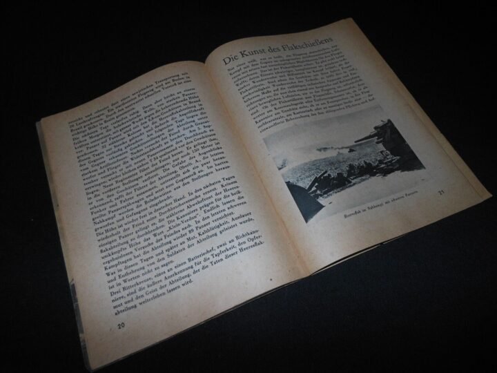 WW2 German Army Air Force – FLAK ARTILLERY HANDBOOK – UNIT MARKED – RARE! — image 9