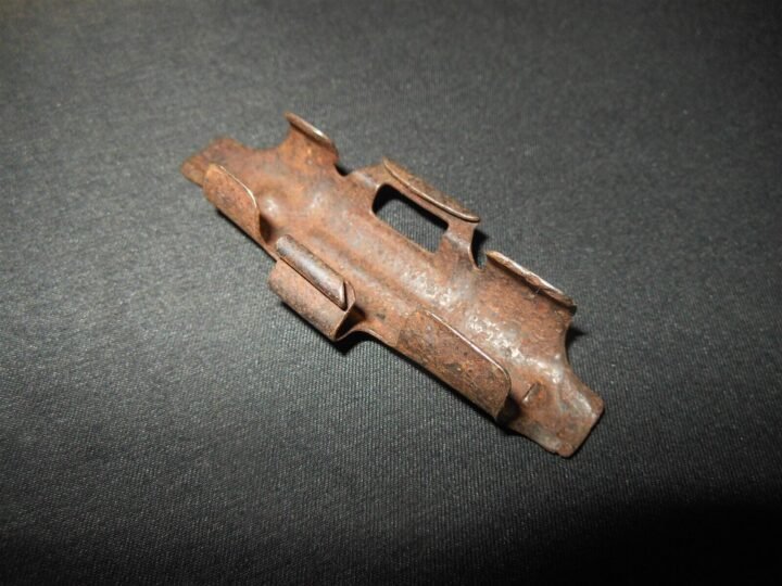 WW2 German Luftwaffe 13mm MG131 – STEEL BELT LINK – Me109 Fw190 Ju88 – NICE! — image 2