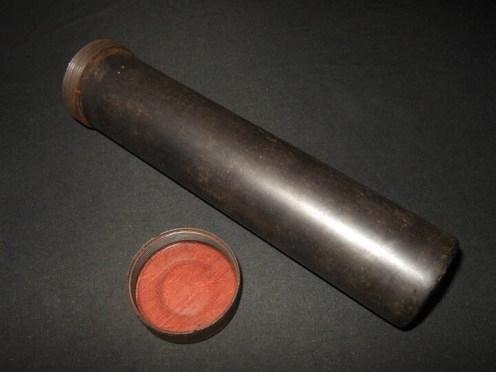 WW2 German Luftwaffe Aircraft 7.92mm MG13 Feuerdämpfer – CONE & CONTAINER – NICE — image 8