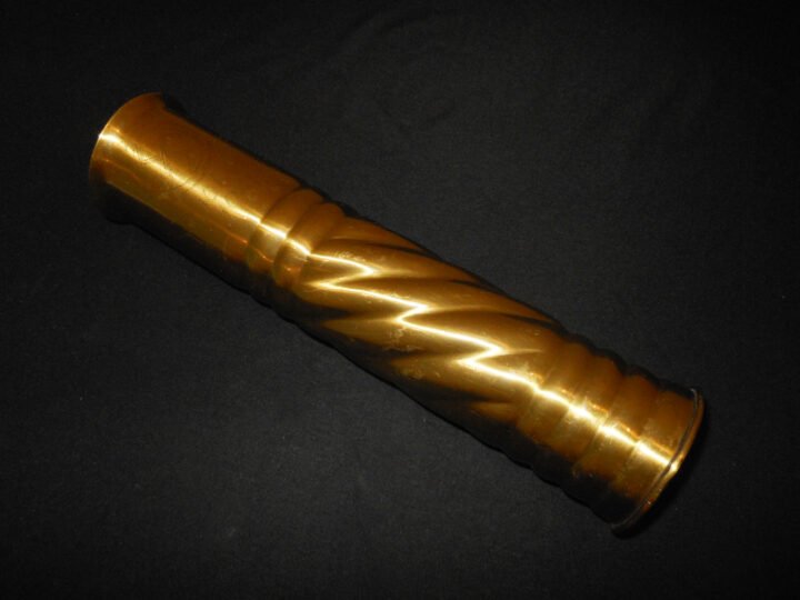 WW2 German Wehrmacht – TRENCH ART VASE – CAPTURED EASTERN FRONT RELIC – RARE! — image 2