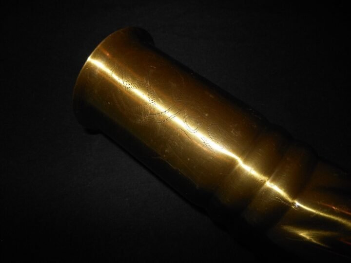 WW2 German Wehrmacht – TRENCH ART VASE – CAPTURED EASTERN FRONT RELIC – RARE! — image 5