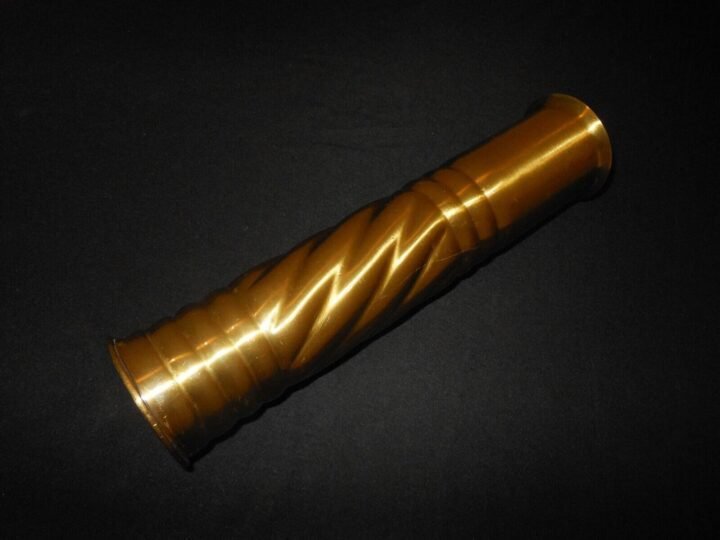 WW2 German Wehrmacht – TRENCH ART VASE – CAPTURED EASTERN FRONT RELIC – RARE! — image 6