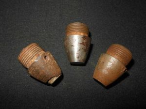 WW2 German Luftwaffe AZ48 – IMPACT FUSES x3 – ANTI-AIRCRAFT …