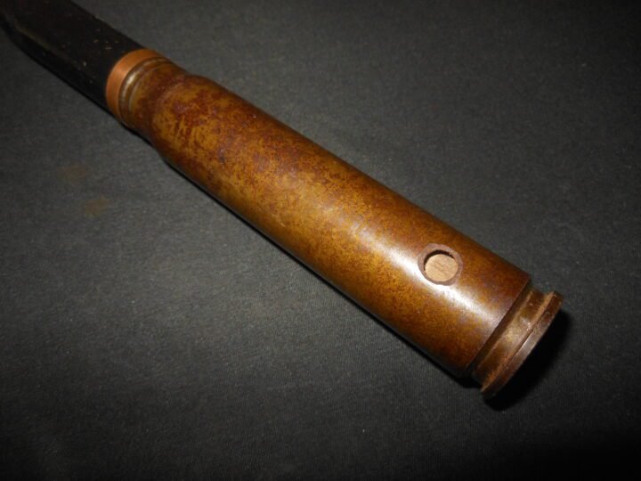 WW2 US Army Navy 20mm 20×110 Oerlikon / Hispano – AA BLANK TRAINING ROUND – VERY NICE! — image 5