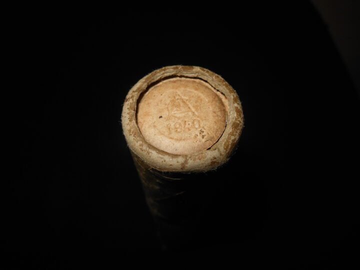 WW2 German Luftwaffe 20mm 20×138 FlaK 30/38 – BLANK TRAINING ROUND & STORAGE TUBE – VERY NICE! — image 9