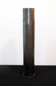 WW2 German Wehrmacht – 8.8cm KwK36 STEEL SHELL CASING – …