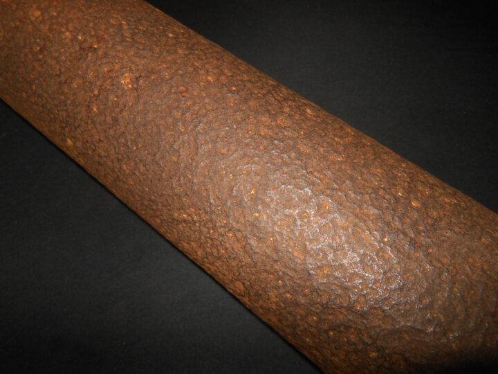 WW2 German Luftwaffe Wehrmacht – 7.5cm STEEL SHELL CASING – KURLAND – PaK39 KwK40 – NICE! — image 5