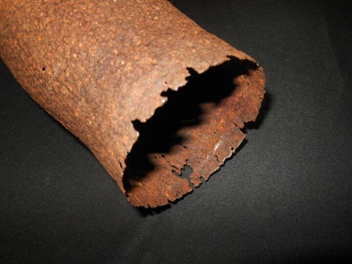 WW2 German Luftwaffe Wehrmacht – 7.5cm STEEL SHELL CASING – KURLAND – PaK39 KwK40 – NICE! — image 6