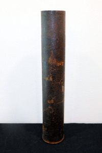 WW2 German Wehrmacht – 8.8cm KwK36 STEEL SHELL CASING – …