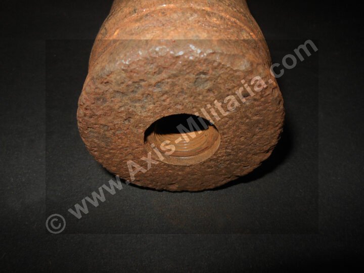 WW2 German Luftwaffe Wehrmacht – 7.5cm COMPLETE AP ROUND AND SHELL CASING – PaK39 KwK40 – NICE! — image 11