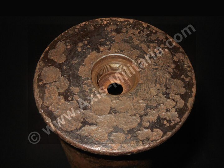 WW2 German Luftwaffe Wehrmacht – 7.5cm COMPLETE AP ROUND AND SHELL CASING – PaK39 KwK40 – NICE! — image 18