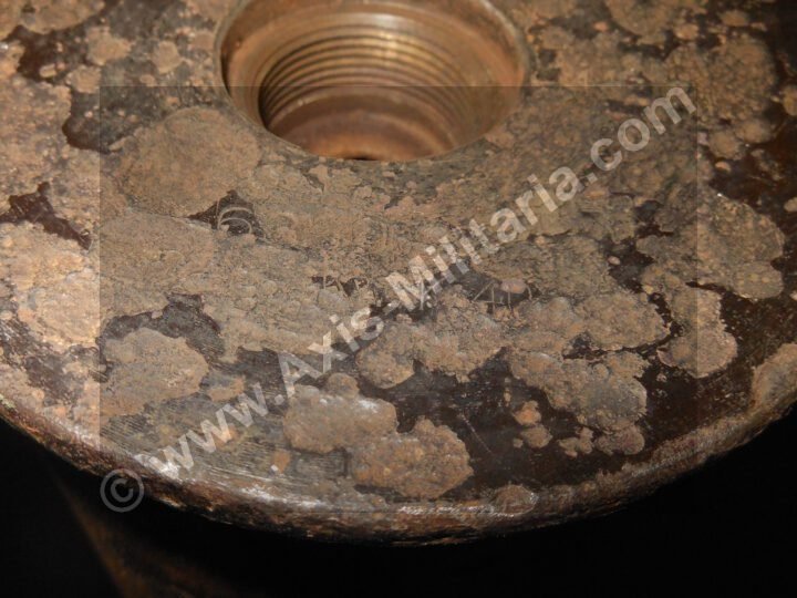 WW2 German Luftwaffe Wehrmacht – 7.5cm COMPLETE AP ROUND AND SHELL CASING – PaK39 KwK40 – NICE! — image 19