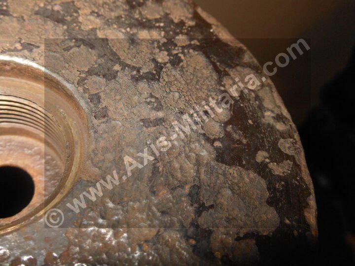 WW2 German Luftwaffe Wehrmacht – 7.5cm COMPLETE AP ROUND AND SHELL CASING – PaK39 KwK40 – NICE! — image 20