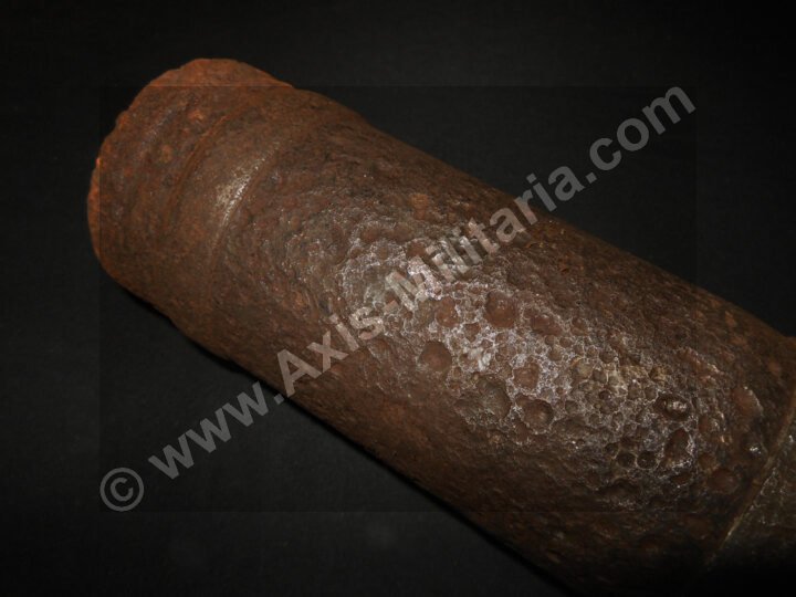 WW2 German Luftwaffe Wehrmacht – 7.5cm COMPLETE AP ROUND AND SHELL CASING – PaK39 KwK40 – NICE! — image 9