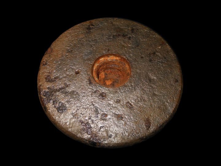 WW2 German Kriegsmarine 10.5cm SK C/32 – NAVAL CANNON ARMOR PIERCING ROUND – SHIPS & U-BOATS – VERY RARE! — image 10