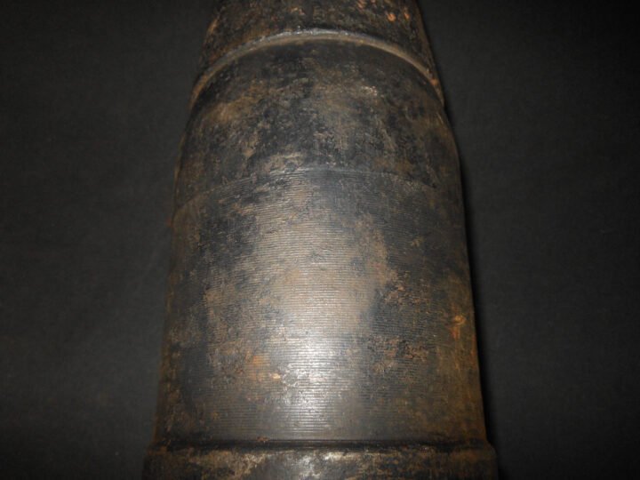 WW2 German Kriegsmarine 10.5cm SK C/32 – NAVAL CANNON ARMOR PIERCING ROUND – SHIPS & U-BOATS – VERY RARE! — image 6