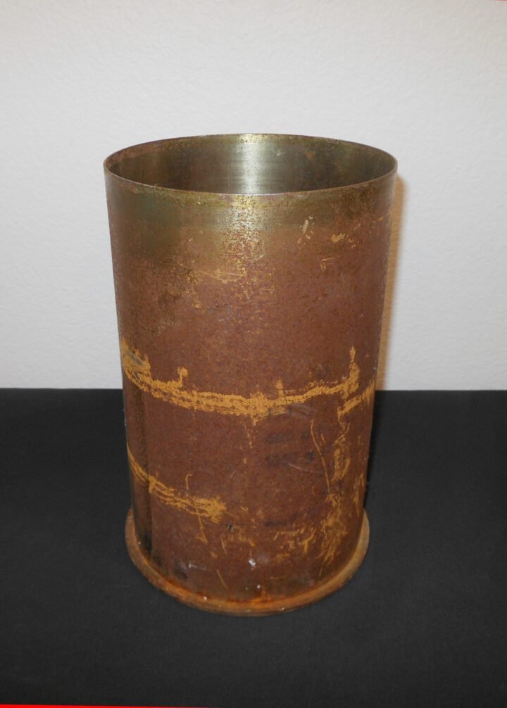 WW2 German Wehrmacht – 15cm sFH 18 – HEAVY FIELD HOWITZER SHELL CASING – EXCELLENT! — image 2