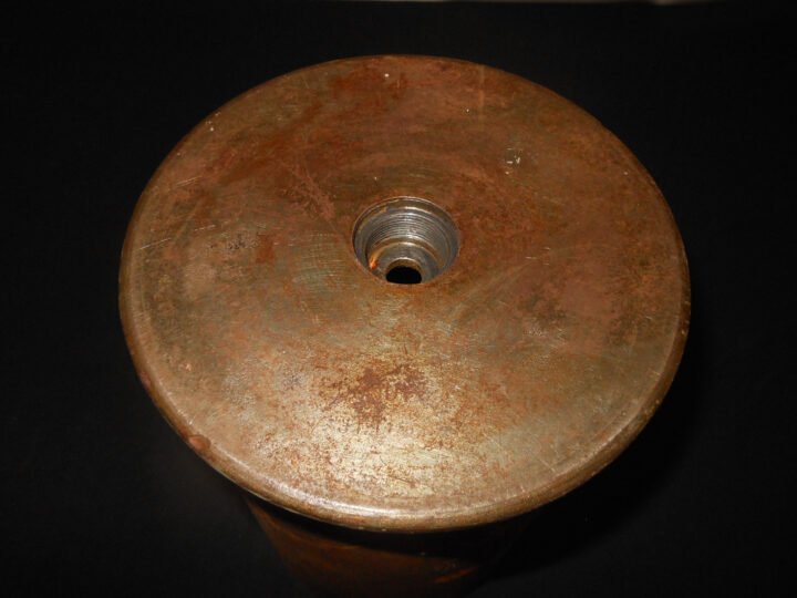 WW2 German Wehrmacht – 15cm sFH 18 – HEAVY FIELD HOWITZER SHELL CASING – EXCELLENT! — image 4