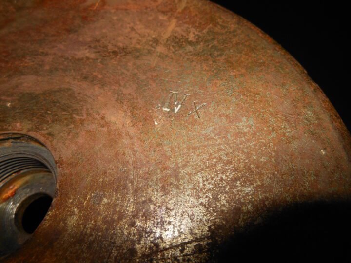 WW2 German Wehrmacht – 15cm sFH 18 – HEAVY FIELD HOWITZER SHELL CASING – EXCELLENT! — image 5