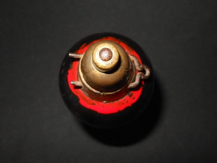 WW2 Imperial Japanese Army – MODEL 89 KNEE MORTAR ROUND – INERT – SUPERB! — image 15