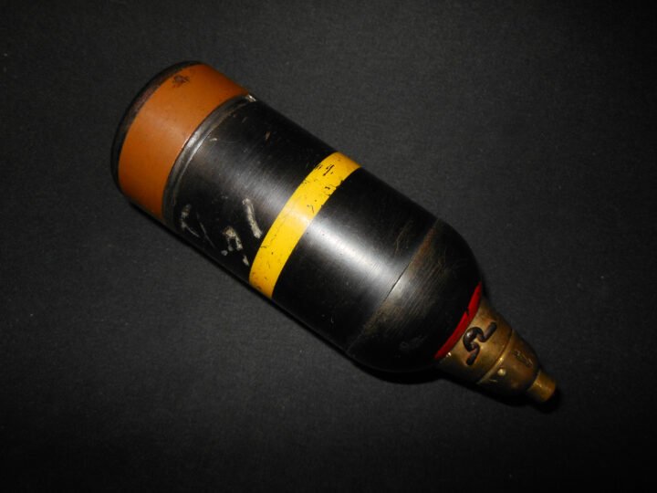 WW2 Imperial Japanese Army – MODEL 89 KNEE MORTAR ROUND – INERT – SUPERB! — image 20