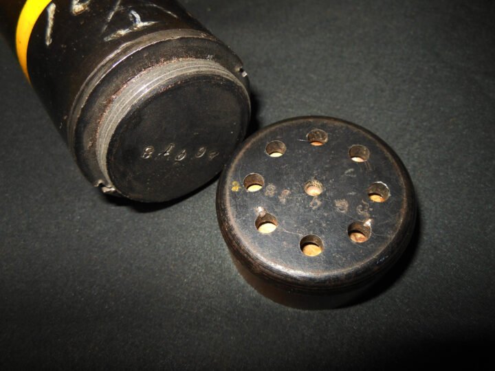 WW2 Imperial Japanese Army – MODEL 89 KNEE MORTAR ROUND – INERT – SUPERB! — image 24