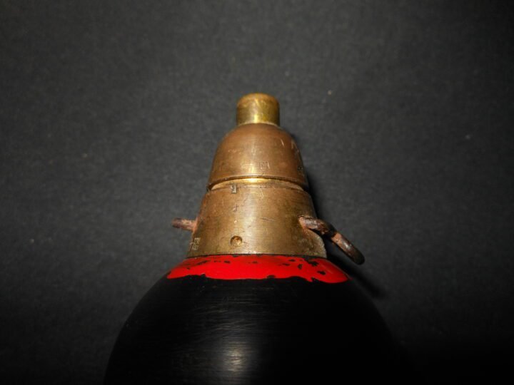 WW2 Imperial Japanese Army – MODEL 89 KNEE MORTAR ROUND – INERT – SUPERB! — image 9
